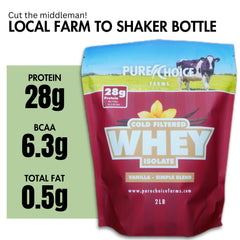Whey Protein Isolate with Organic Vanilla