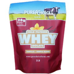 Whey Protein Isolate with Organic Vanilla